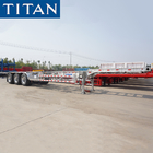 TITAN 3 axles 45 feet container trailer lightweight chassis for sale supplier