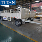 TITAN 2 Axles 30T Fence Full Trailer Stake Truck Trailer for Sale supplier