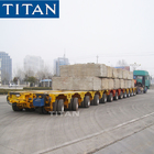 TITAN Combinable road going transport mechanical Steer hydraulic platform trailers supplier