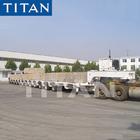 TITAN Combinable road going transport mechanical Steer hydraulic platform trailers supplier