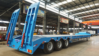 3/4/5/6 axles Tridem heavy duty equipment low bed trailer for sale philippines- TITAN VEHICLE supplier