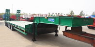 3/4/5/6 axles Tridem heavy duty equipment low bed trailer for sale philippines- TITAN VEHICLE supplier