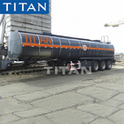 TITAN 30-50cbm bitumen heater fuel petrol tanker semi trailer for sale supplier