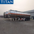 TITAN 30000-60000 liters stainless steel oil tanker truck trailers for sale supplier