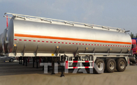 Aluminum Insulated Tanker Semi Trailer For Asphalt Edible Crude Oil supplier