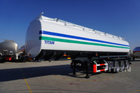 3 Axles 45000 liters 5 compartments diesel fuel tank trailer for oil transportation supplier