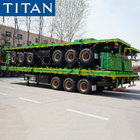 TITAN 3 axle 50 ton general cargo high side semi trailers price supplier