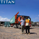 TITAN  37 ton capacity sidelifter container  side loader trailer for sale supplier