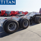 TITAN 100 ton detachable gooseneck lowboy trailers with dolly supplier
