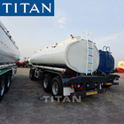 TITAN 2 Axles 30cbm Drawbar Monoblock Fuel Tank Full Trailer For Sale supplier