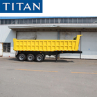 TITAN triple axle 60-80 ton rear dumping semi trailer for Africa supplier