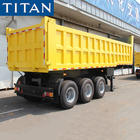 TITAN triple axle 60-80 ton rear dumping semi trailer for Africa supplier