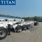 China 3 axle 20/40ft interlink container terminal trailer for sale supplier
