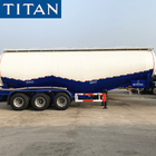 TITAN 50/55cbm fly ash pneumatic sand bulk cement tanker trailer supplier