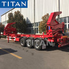 Dubai 40ft 20ft container side loader trailer 3 axle remote control supplier