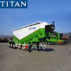 TITAN 3 axle 30/35cbm V type bulk cement storage tanks trailer supplier