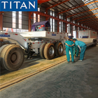 TITAN 3 axles 100 ton  military lowboy trailer for sale  with dolly supplier
