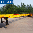 TITAN 3 axle extendable semi flatbed trailers for sale near me supplier