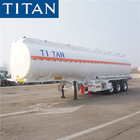 TITAN 3 axle stainless steel fuel tanker trailers truck for sale supplier