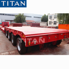 TITAN 80-100 ton heavy equipment folding gooseneck trailer for sale supplier