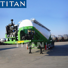 TITAN 3 axle 35/40 tons pneumatic sand cement powder truck trailer supplier