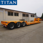 60/80 ton removable detachable gooseneck lowboy trailer-TITAN supplier
