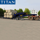 3 line 6 axle 100 tons lowbed trailer for boat transportation-TITAN supplier