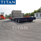 Heavy duty 3 line 6 axles 130 ton low bed trailer for south Africa supplier