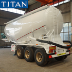 Cement bulker trailer silo cement trailer 32tn with compressor supplier