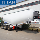 Cement bulker trailer silo cement trailer 32tn with compressor supplier