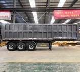 Tri axle 70/80 tons hydraulic dump tipper truck trailer for Ghana supplier