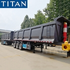 50/60 ton U-shape Rear Dump Semi-trailer Truck for Sale in Guyana supplier