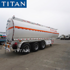 40000 Litres Stainless Steel Milk Fuel Tank Trailer for Nigeria supplier