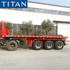 3 axle 40ft Container Tipping Chassis Semi Trailer for Tanzania supplier