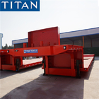 Tri Axle 60 Ton Machine Carriers Lowboy Low Loader Trailer for Sale supplier