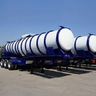 Tri Axle 23cbm Hydrochloric Acid Fuel Tank Trailer for Zimbabwe supplier