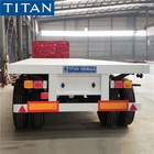 2 Axle 30 Tons Container Flatbed Drawbar Trailer for Sale in Nigeria supplier