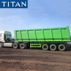 Tri Axle 100 Tons Semi End Dump Truck Trailers for Sale supplier