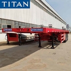 Tri Axle 40 Foot Flatbed Trailers for Sale Near Me supplier