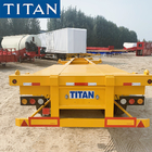 40 feet intermodal cargo container chassis semi trailer supplier