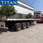 3 Axle 40 ft Container Flatbed Truck Trailer for Sale near me supplier