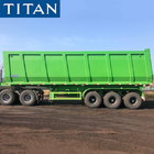 Tip Tipper Trailer - 3 Axle 100 Ton Dump Trailer for Sale in Ghana supplier