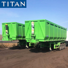 Heavy Duty 3 Axles Tractor Trailer Dump Tipper End Dump Truck supplier