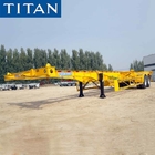 Multi Function Skeletal Skeleton Semi Trailer 40ft Container Chassis for Sale supplier