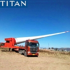 Wind Turbine Tower Transport with Balde Rotor Adapter Windmill Blade Trailer supplier