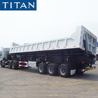 3 Axle 60/80 Tons Hydraulic Side Dump Tipper Trailer for Sale supplier