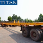 Multi Types of Extendable Flatbed Trailer Telescopic Trailer for Sale supplier