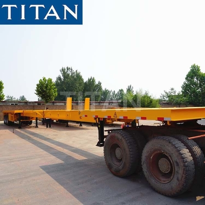 Multi Types of Extendable Flatbed Trailer Telescopic Trailer for Sale