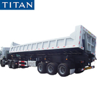 3 Axle Tipping Trailer 80 Ton Side Tipper Trailer Deliver to East Africa supplier