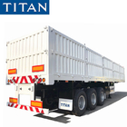 China 60 tons sidewall cargo semi trailer for sale in Mozambique supplier